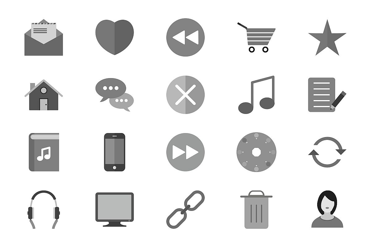 Set Of Multimedia Icons example image 1
