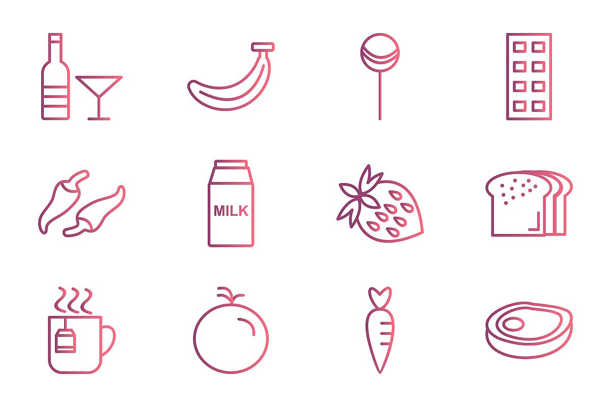 Set Of Food Icons example image 1