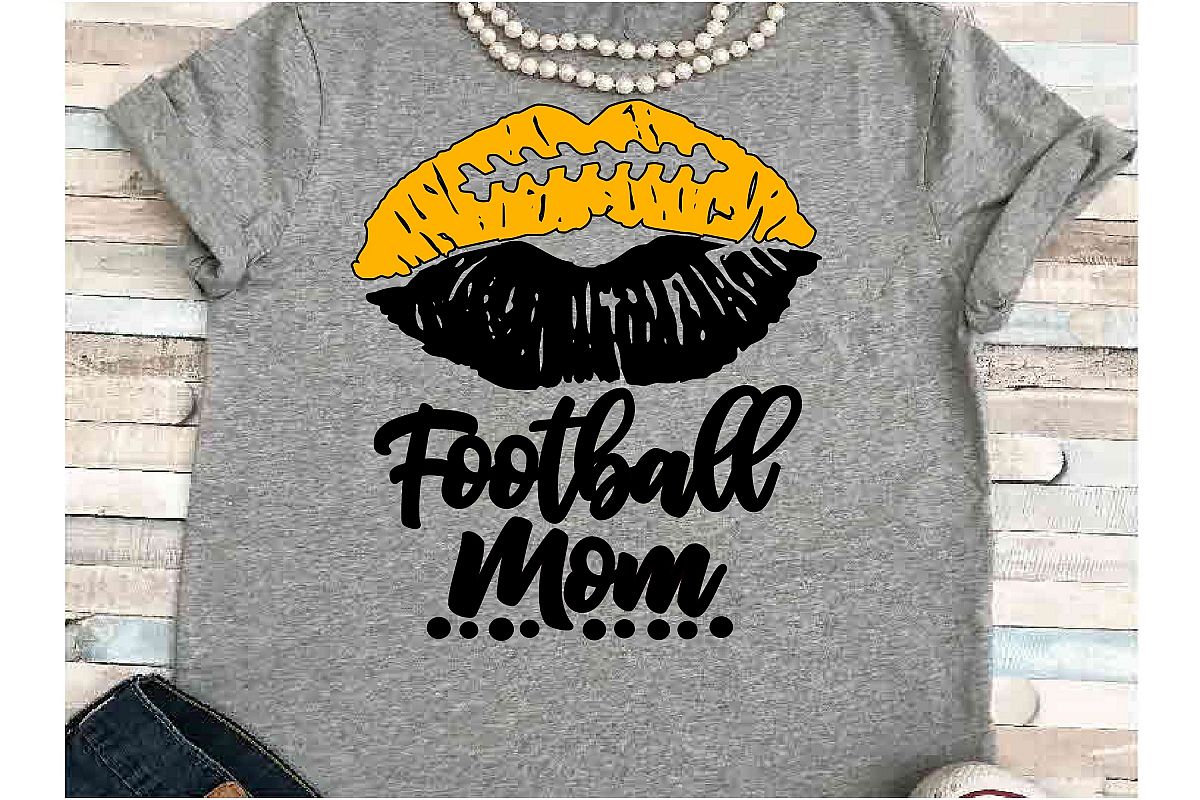 Download Football mom SVG DXF JPEG Silhouette Cameo Cricut Lips ...