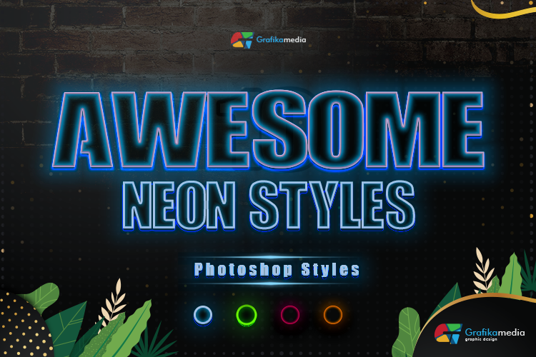 Neon Styles Effect For Photoshop example image 1