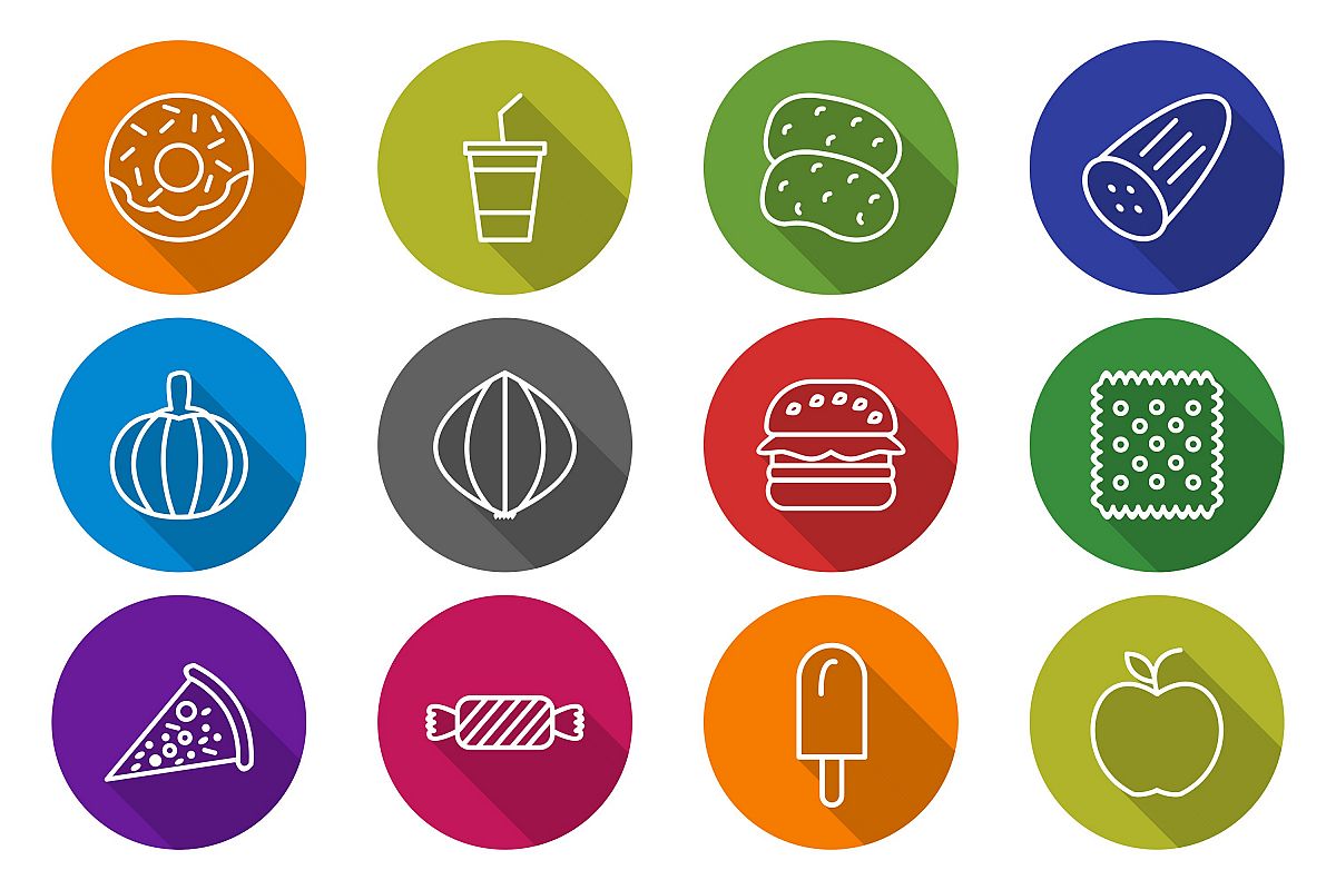 Set Of Food Icons example image 1