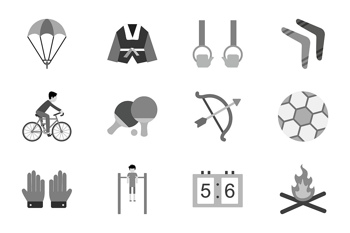 Set Of Sports And Game Icons example image 1
