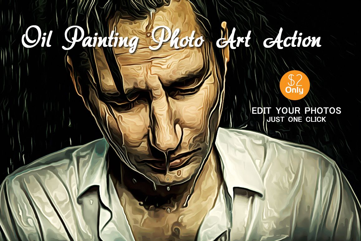 Oil Painting Photo Art Action example image 1