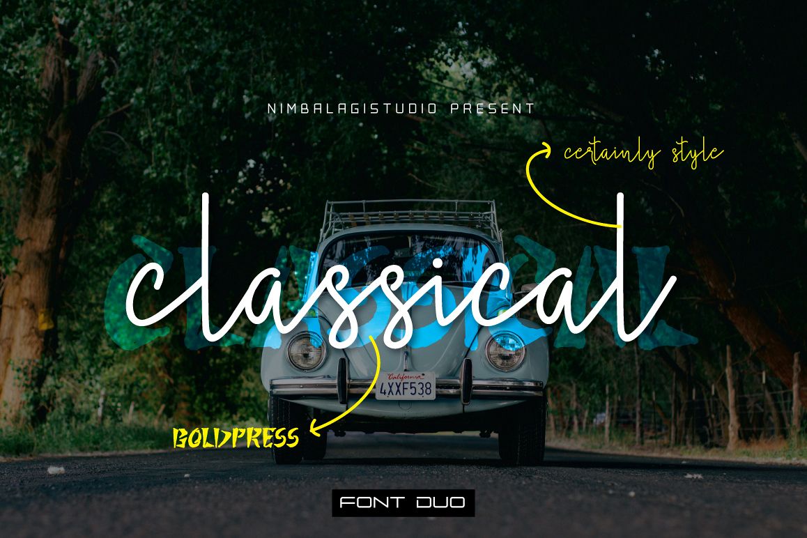 Classical - Font Duo example image 1
