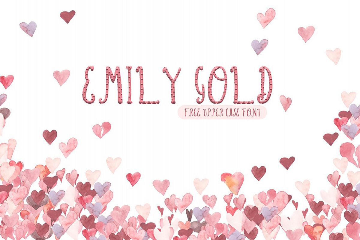 Emily Gold Font example image 1