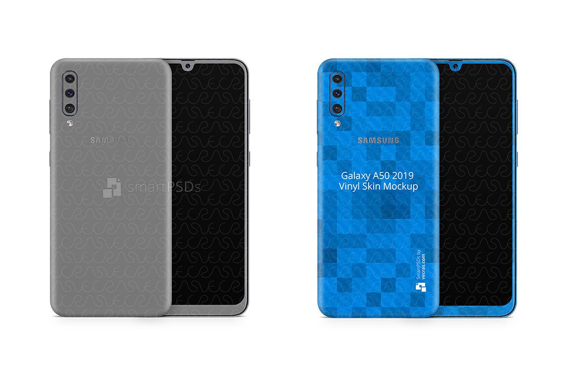 Samsung Galaxy A50 Vinyl Skin Design Mockup 2019 example image 1