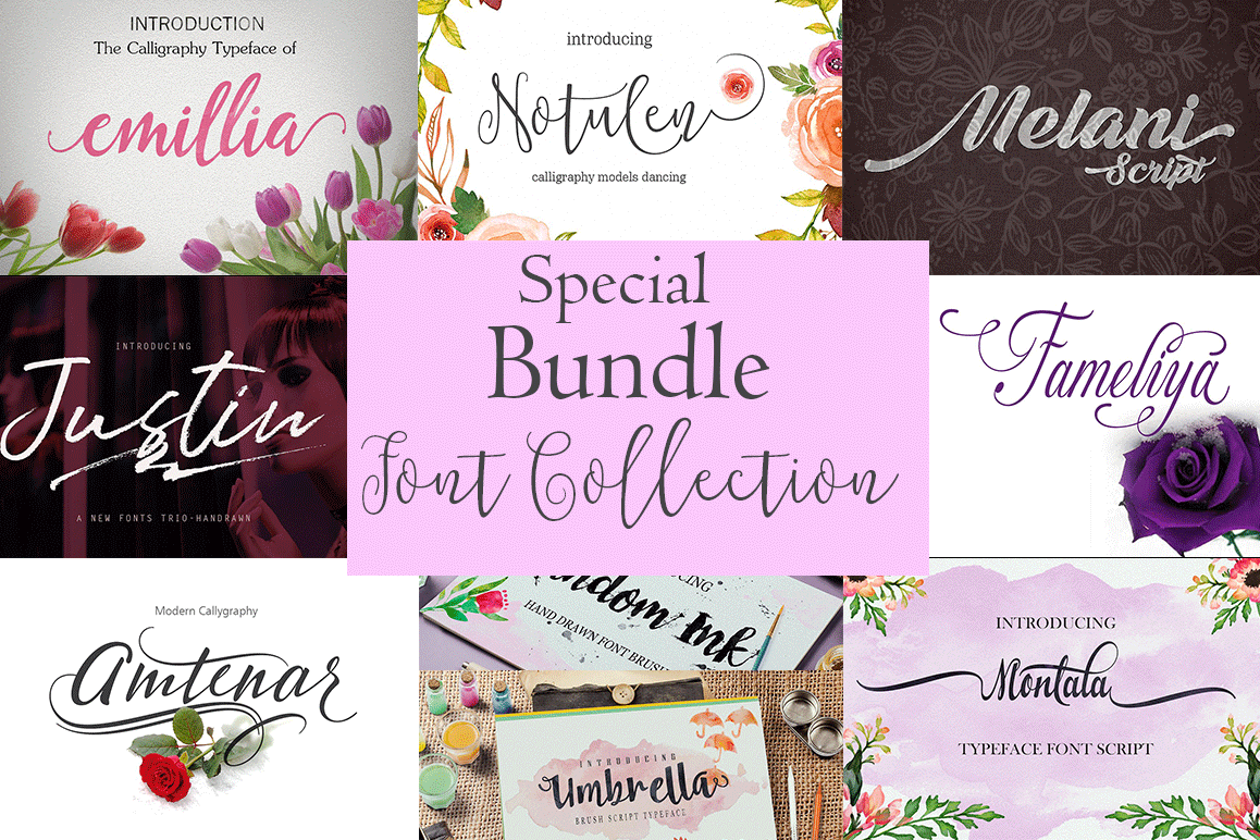 Special Bundle-Font Collection example image 1