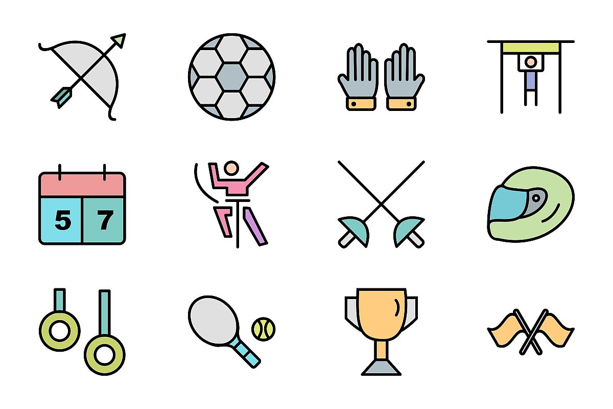Set Of Sports And Game Icons example image 1