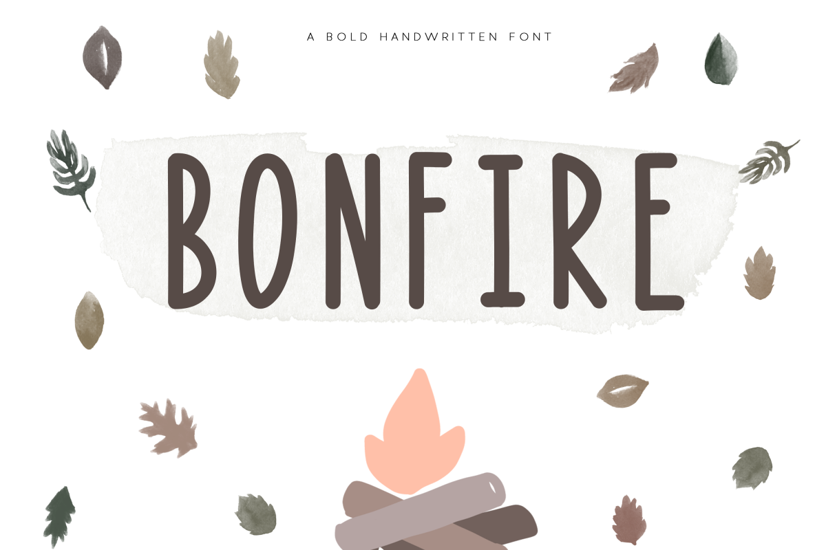 Bonfire - A Bold Handwritten Font example image 1
