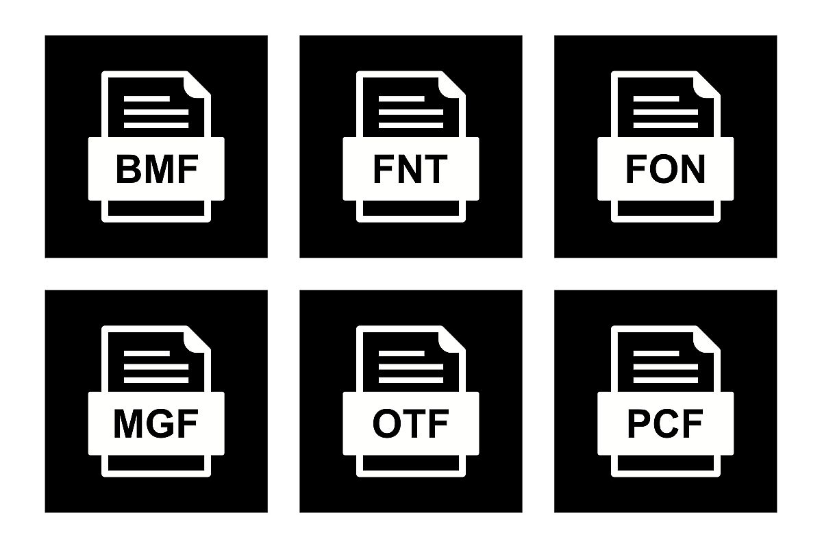 Set Of File Formats Icons example image 1