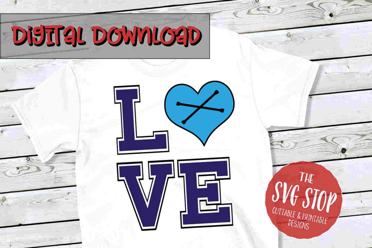 Love Majorette 2-SVG, PNG, DXF example image 1
