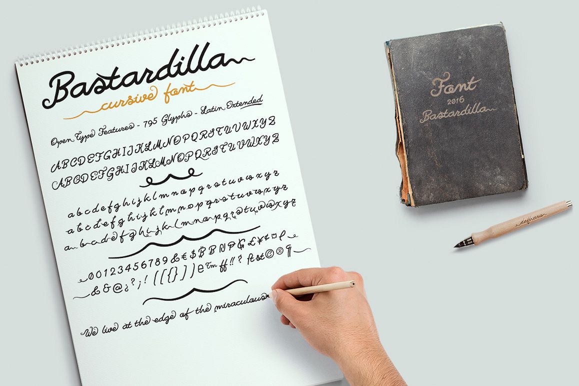 Bastardilla example image 1