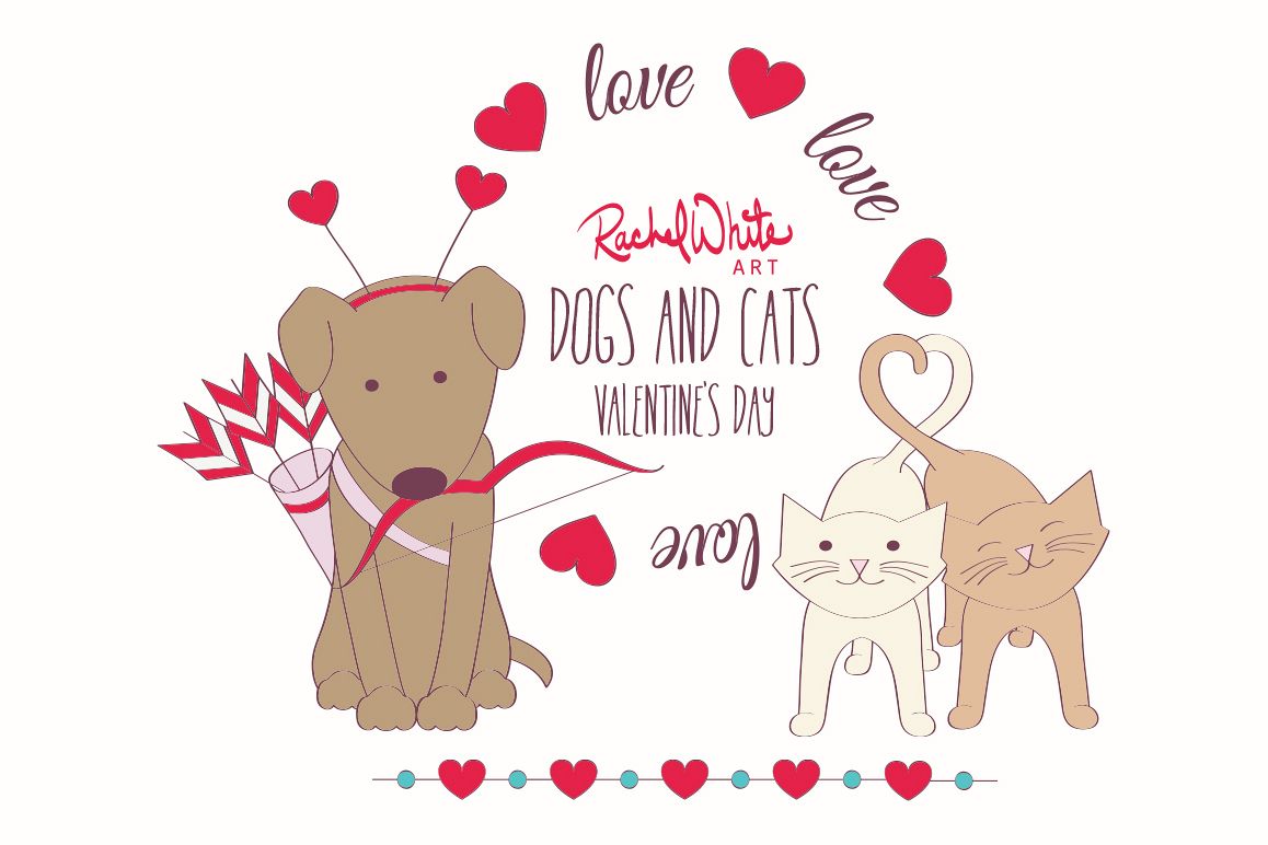 Dogs & Cats, Valentine's Day example image 1
