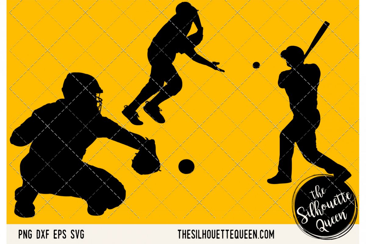 Softball Men SVG example image 1