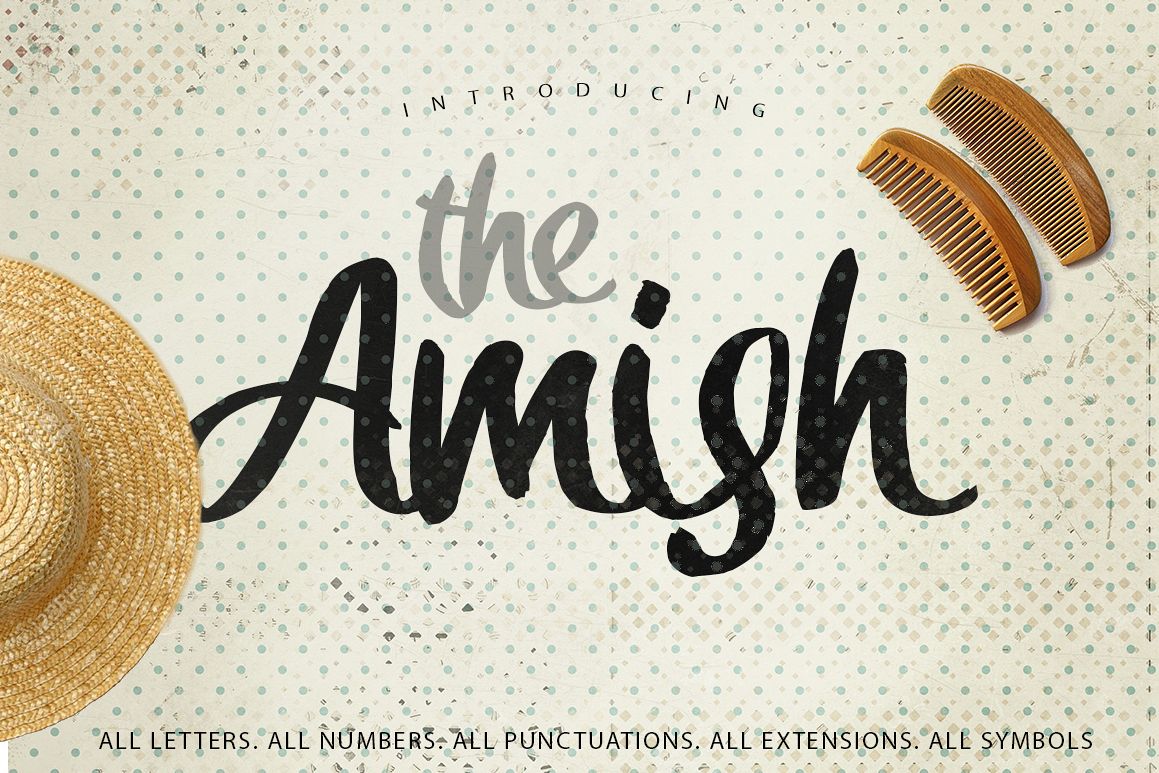 The Amish Typeface example image 1