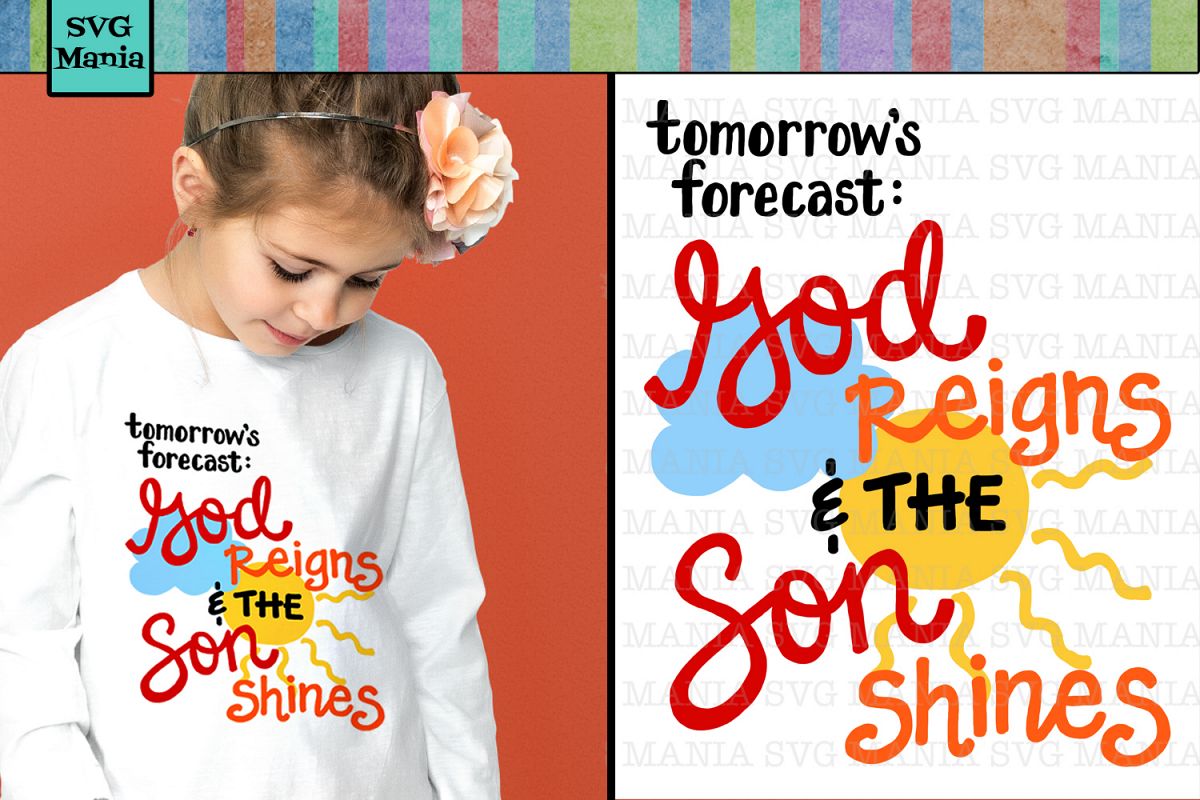 Kids Christian SVG File, Easter Shirt SVG, VBS SVG File, SVG example image 1