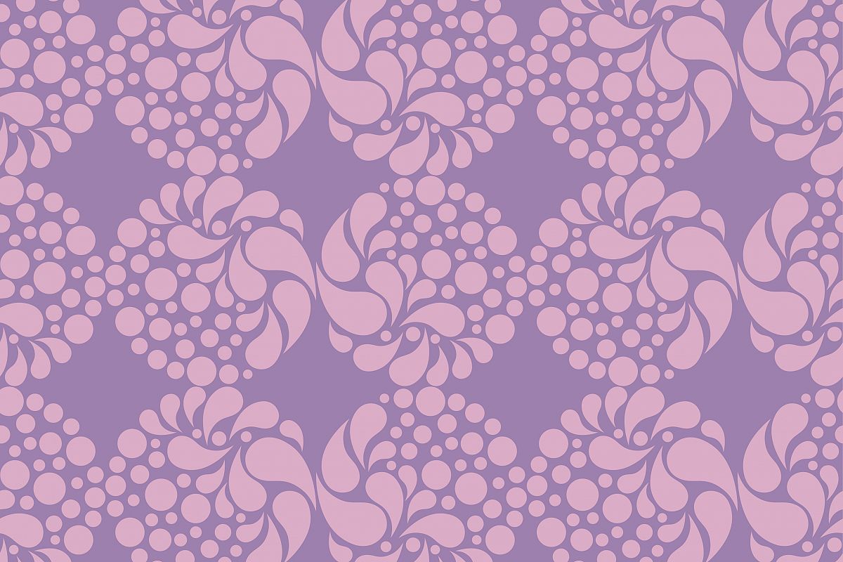 Polka dot seamless pattern. Drops and points. Vector illustration. example image 1