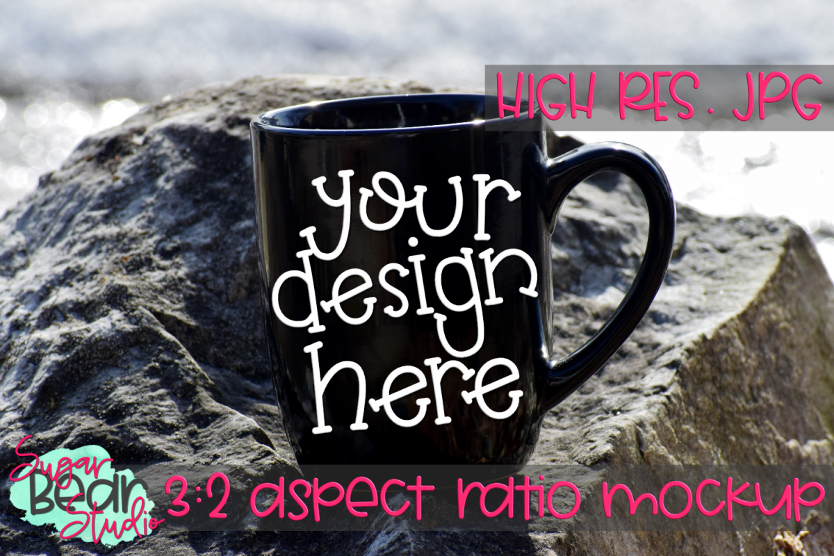 Mug on a Rock Mockup example image 1
