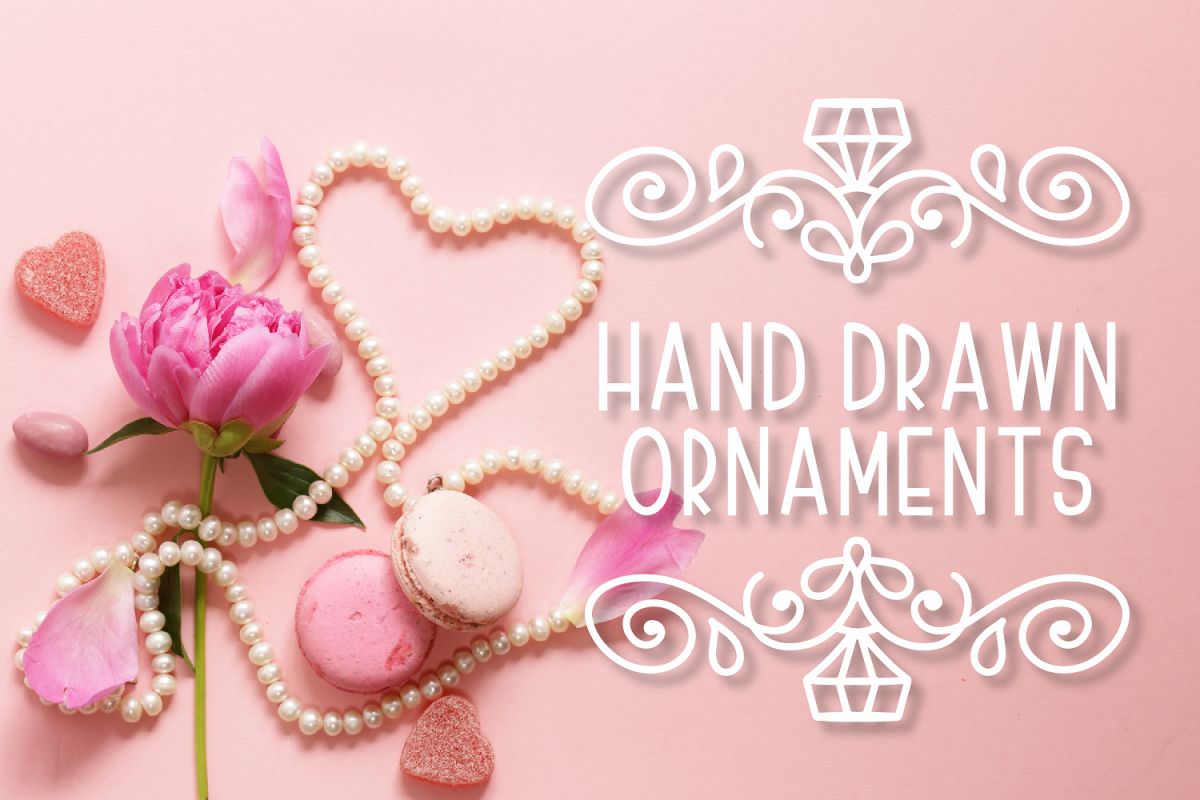 Ornament Font - The Perfect Accessory to Your Designs! example image 1