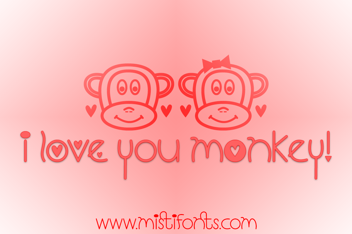 I Love You Monkey example image 1