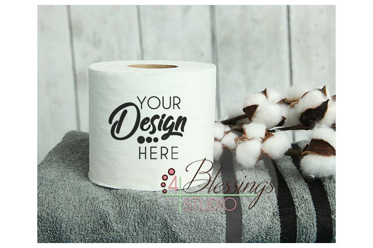 Download Toilet Paper Mockup Blank Toilet Paper Roll Product Photo