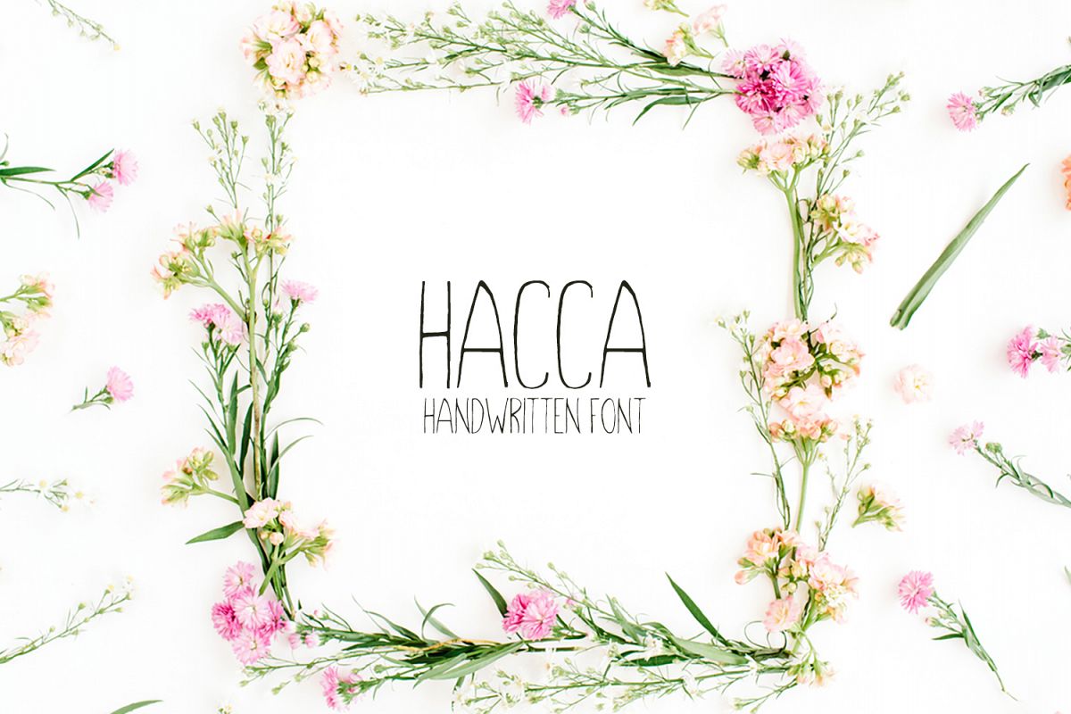 Hacca Handwritten Sans Serif Font example image 1