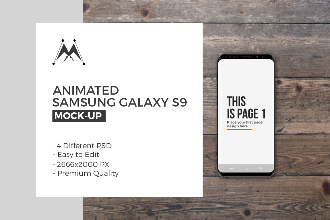 Animated Samsung Galaxy S9 example image 1