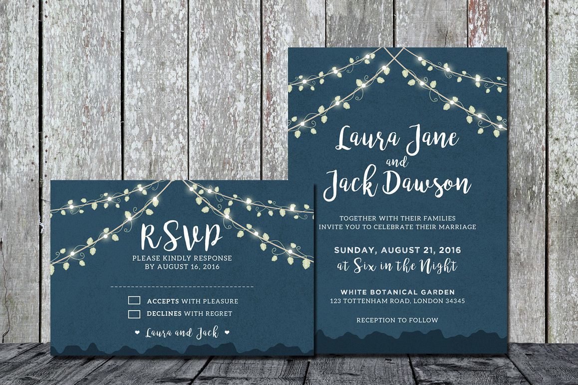 Wedding invites with rsvp - wenipod