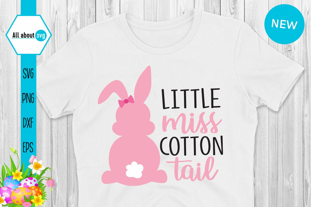 Download Little Miss Cotton Tail, Bunny Svg (518588) | SVGs ...