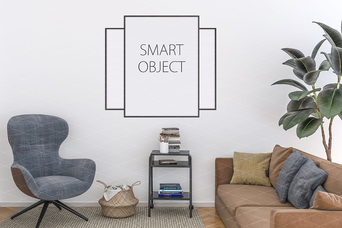 Frame mockup - horizontal & vertical frame mock up example image 1