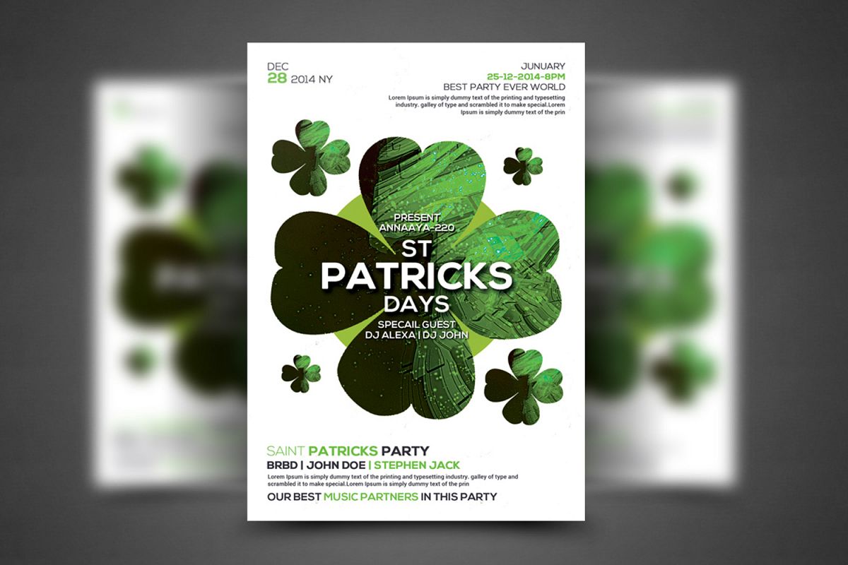 St. Patricks Flyer example image 1