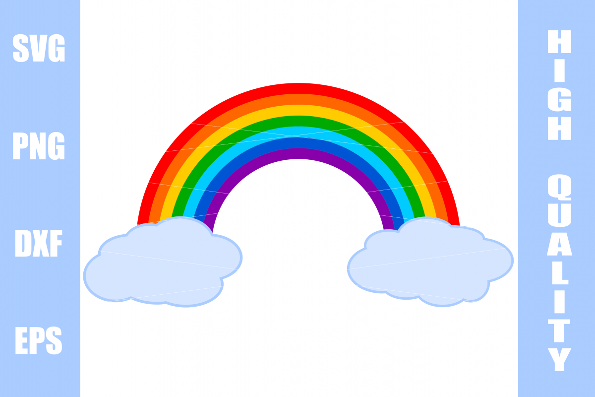 Download Rainbow design SVG PNG DXF EPS