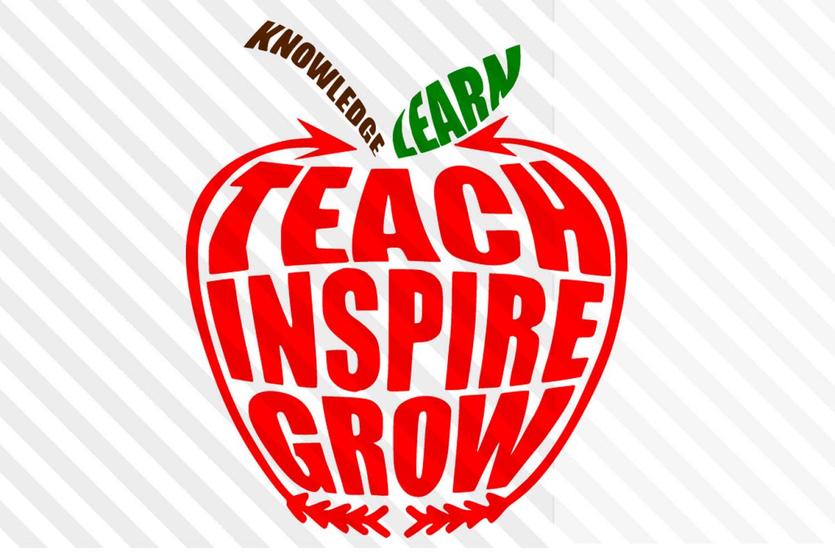 School,Teacher,Kids,Apply,SVG,cricut,silhouette,Clipart, example image 1