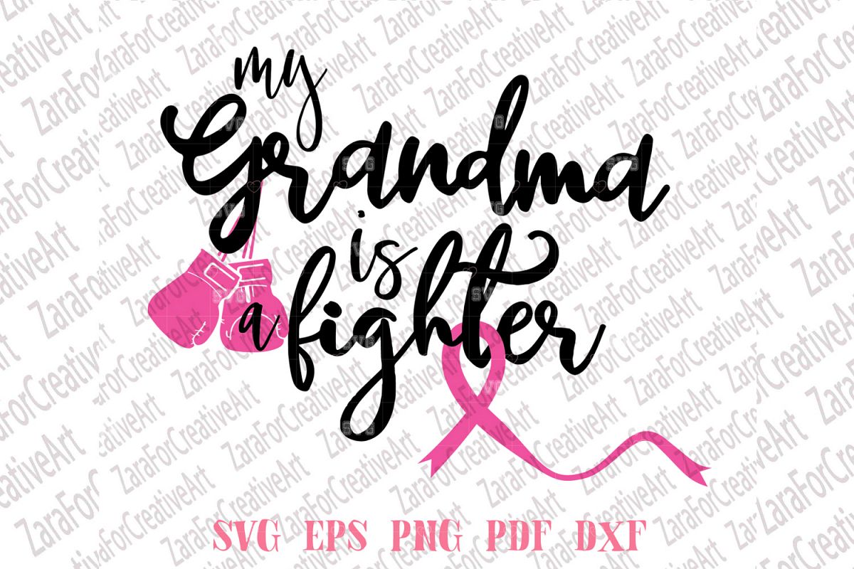 My Grandma Is A Fighter SVG example image 1