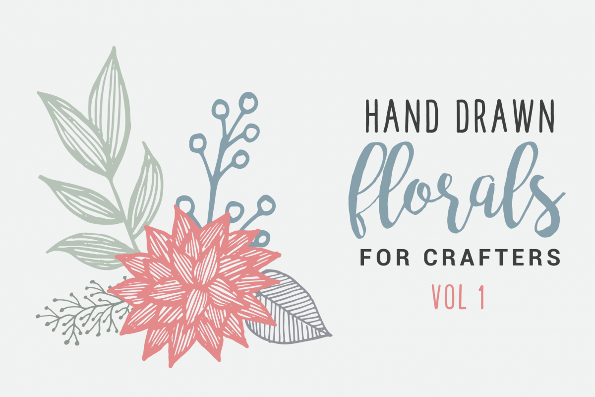 Hand Drawn Florals for Crafters example image 1