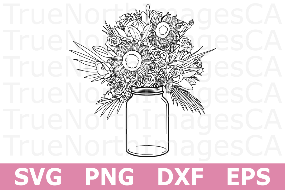 Download Flower Bouquet - A Nature SVG Cut File