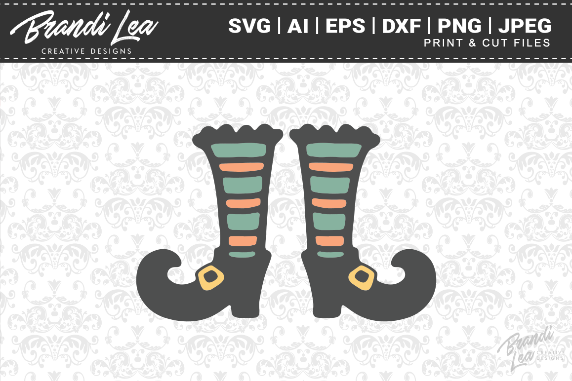 Witch Boots SVG Cutting Files (137540) | SVGs | Design Bundles