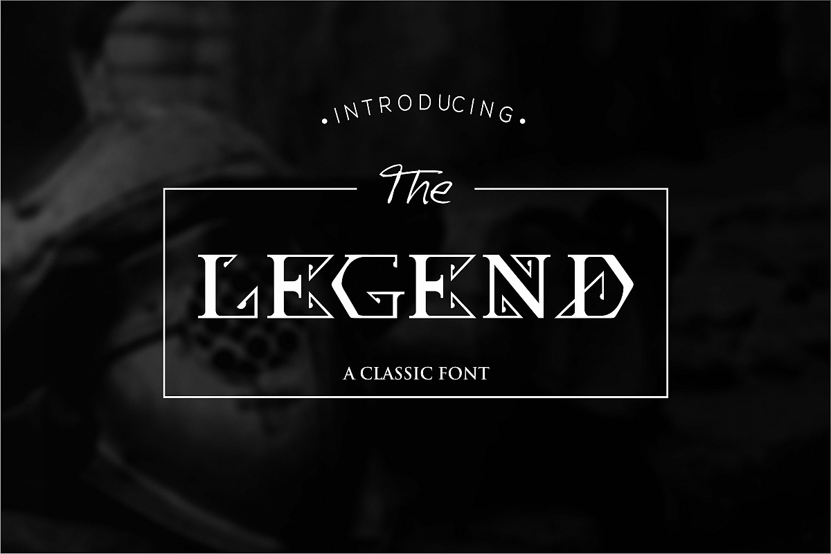 The Legend Font example image 1