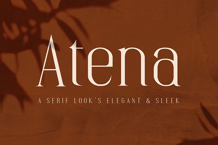 Atena - Serif Font example image 1