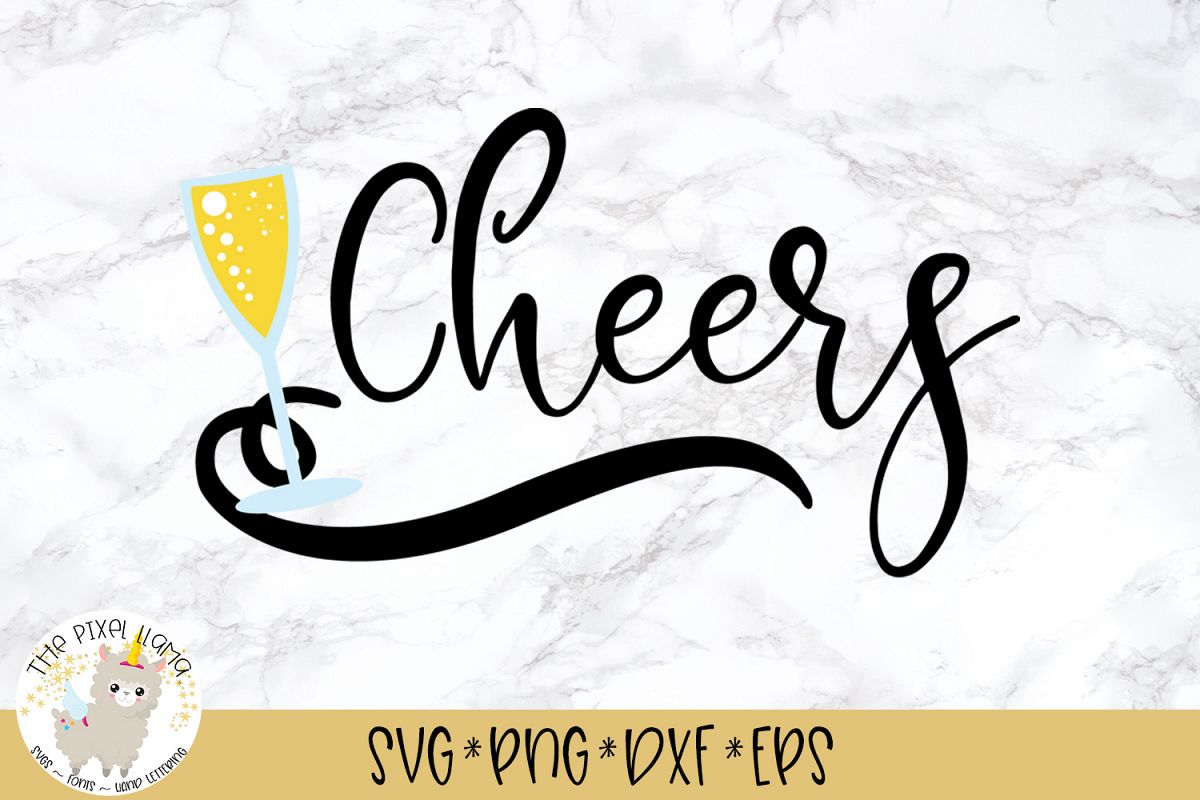 Cheers SVG Cut File example image 1