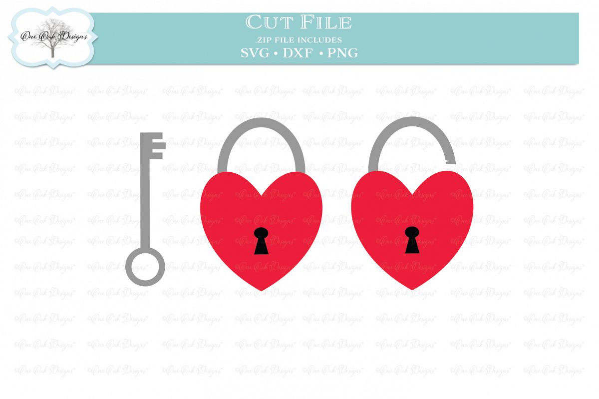 Heart Padlock with Key example image 1