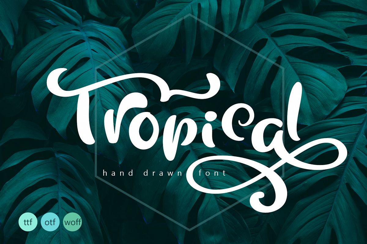 Tropical Summer Font example image 1