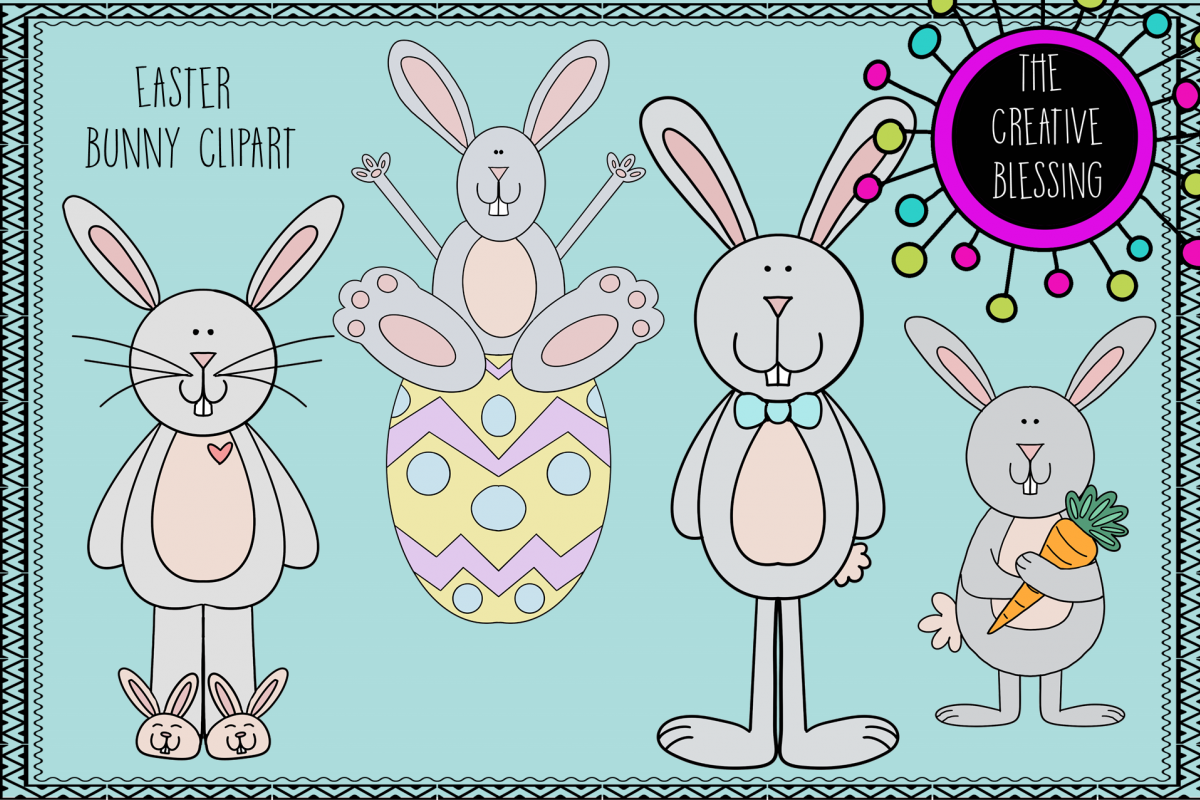 Easter Bunny Clipart example image 1