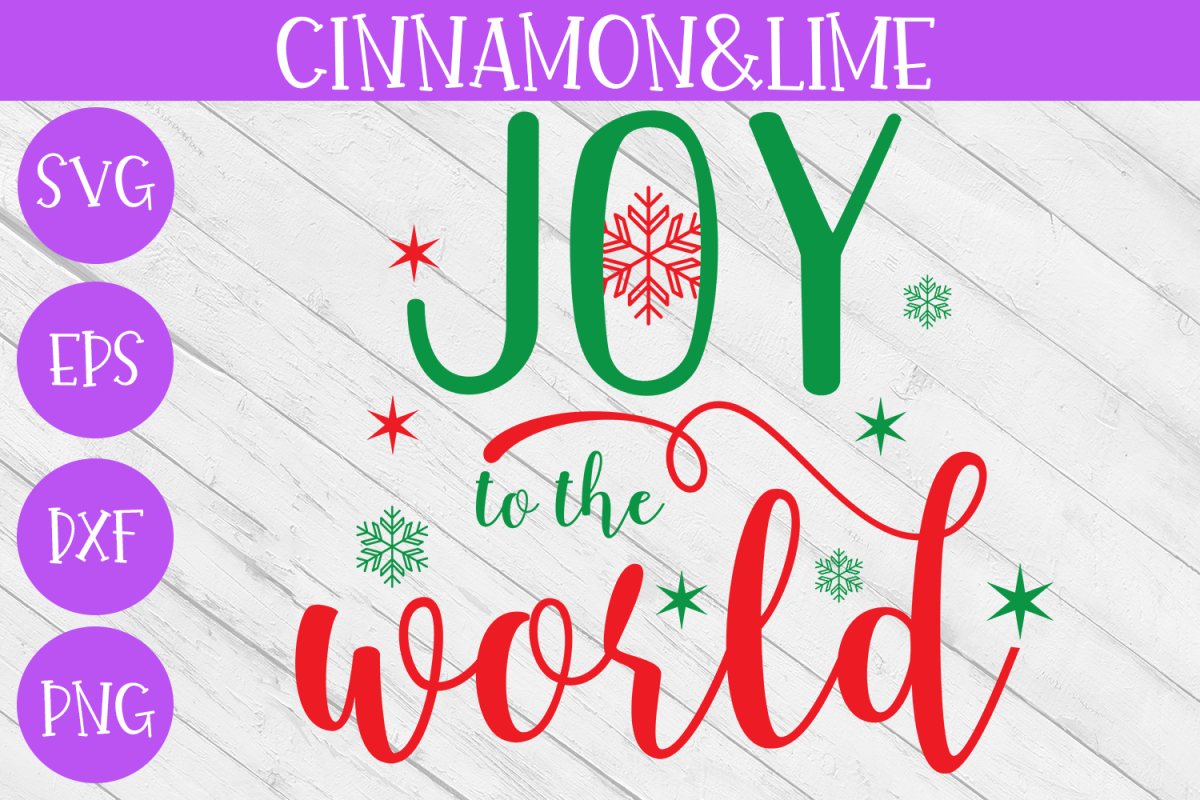 Christmas Svg - Joy to the World example image 1