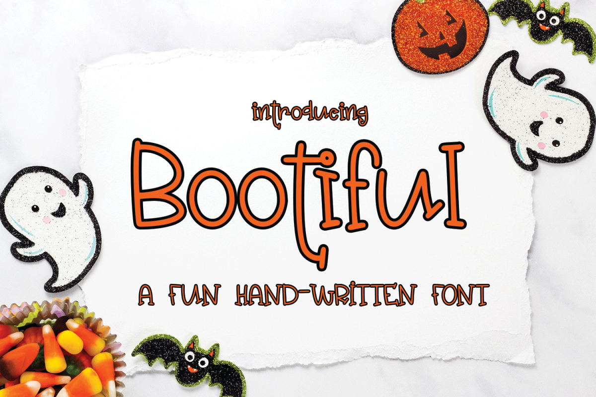 Bootiful - A Fun Hand-Written Font example image 1