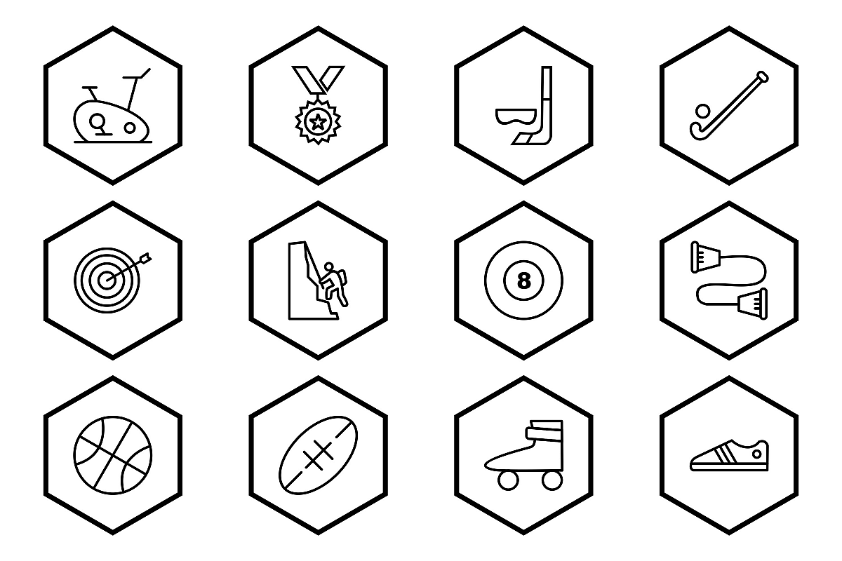 Set Of Sports And Game Icons example image 1