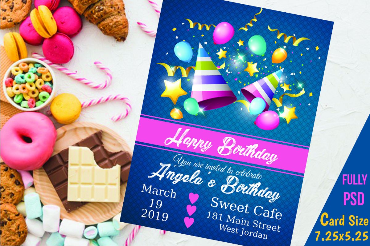 Birthday Invitation Card example image 1