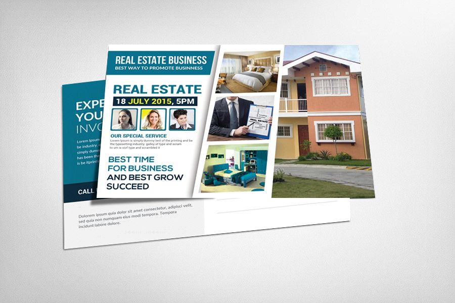 Real Estate Postcard Template example image 1