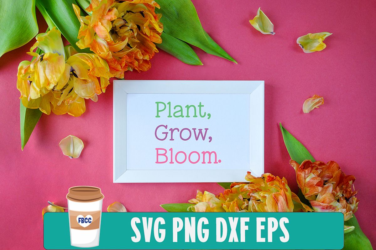 Plant Grow Bloom SVG example image 1