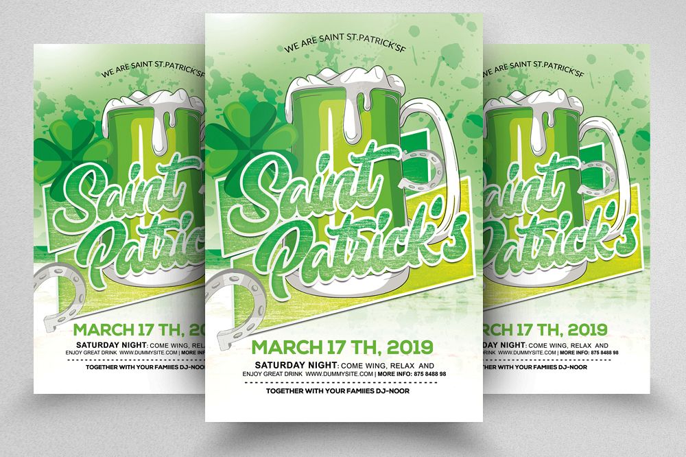St. Patricks Day Flyer Template example image 1